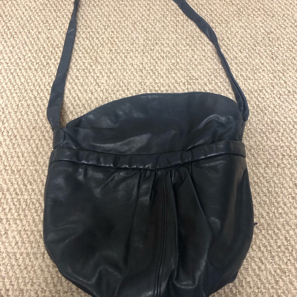 Blue Leather Purse